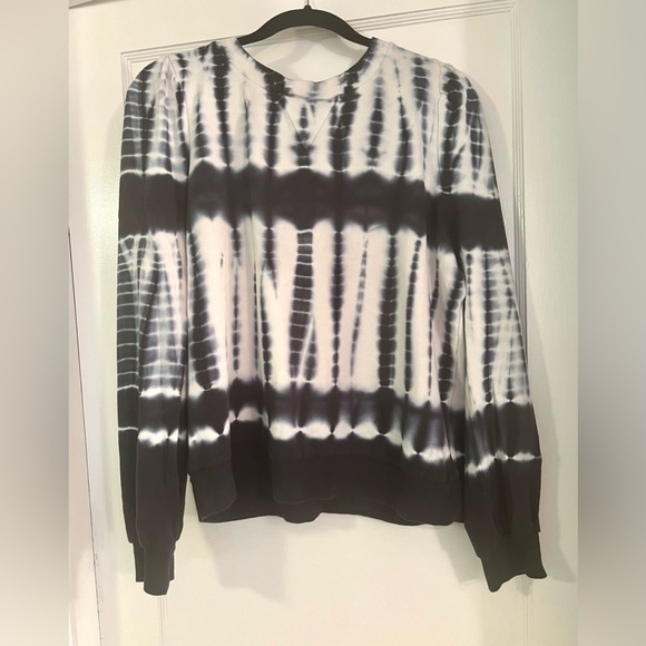 Who what wear tie dye puff sleeve sweatshirt - Picture 1 of 3